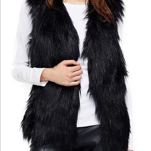 Faux Fur Vest- Brand New w/ Tags- Size XL